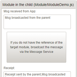 Messages between modules image